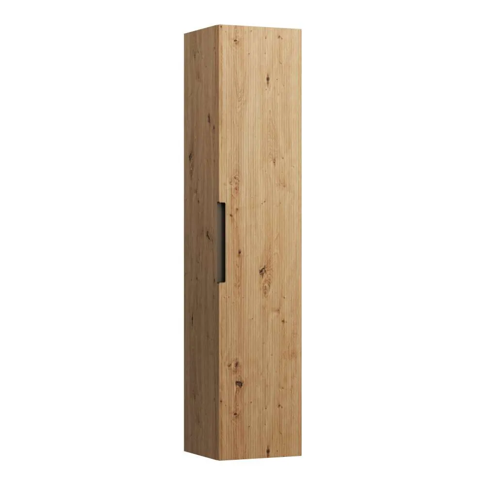 LAUFEN JUNA Hochschrank 1650, 1 Tür, Scharnier rechts 355 x 335 x 1650 mm #H4116521092671 - 267 - Wildeiche