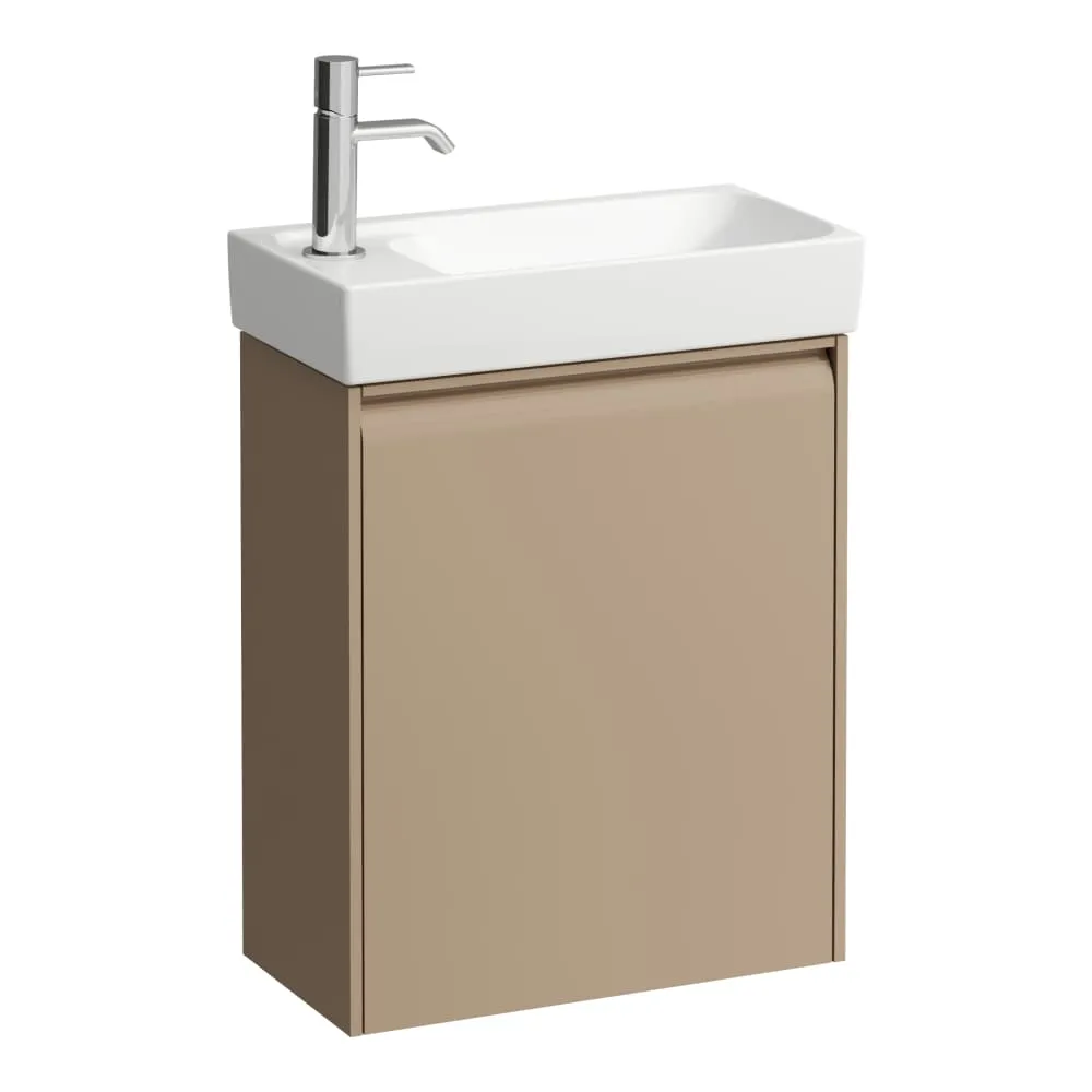 LAUFEN MEDA Waschtischunterbau 460, 1 Tür, Scharnier links, passend zu Handwaschbecken H815114 435 x 220 x 515 mm #H4215510114651 - 465 - Cappuccino