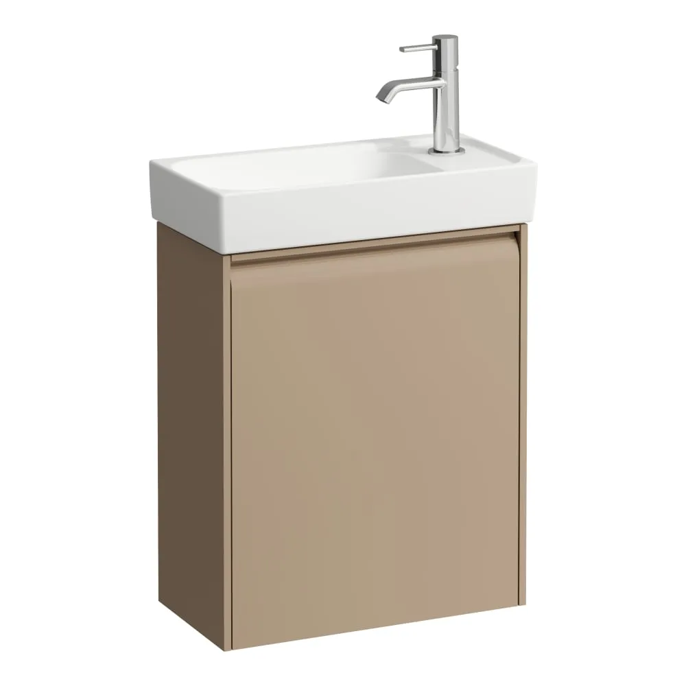 LAUFEN MEDA Waschtischunterbau 460, 1 Tür, Scharnier rechts, passend zu Handwaschbecken H815113 435 x 220 x 515 mm #H4215520114651 - 465 - Cappuccino