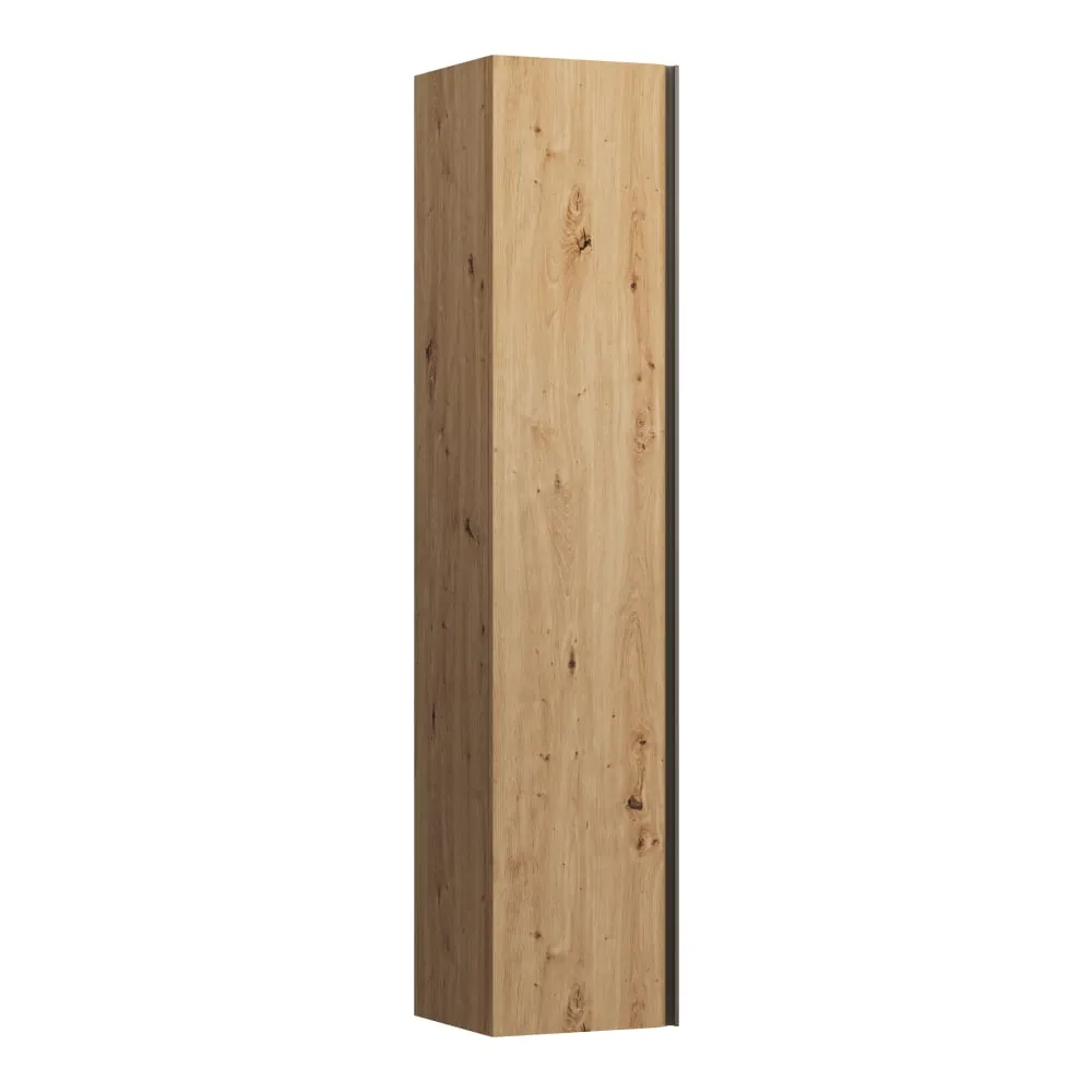 LAUFEN MEDA Hochschrank 1650, 1 Tür, Scharnier links 355 x 335 x 1650 mm #H4216510112671 - 267 - Wildeiche