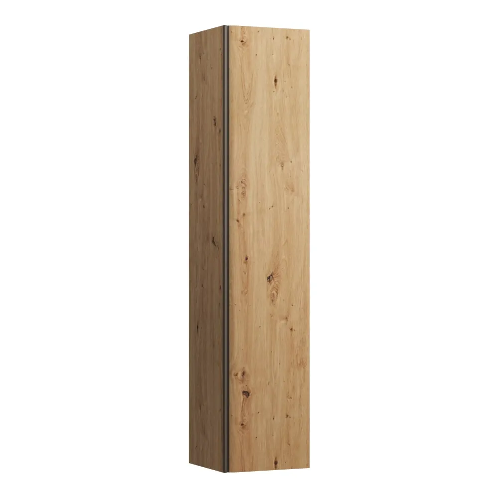 LAUFEN MEDA Hochschrank 1650, 1 Tür, Scharnier rechts 355 x 335 x 1650 mm #H4216520112671 - 267 - Wildeiche