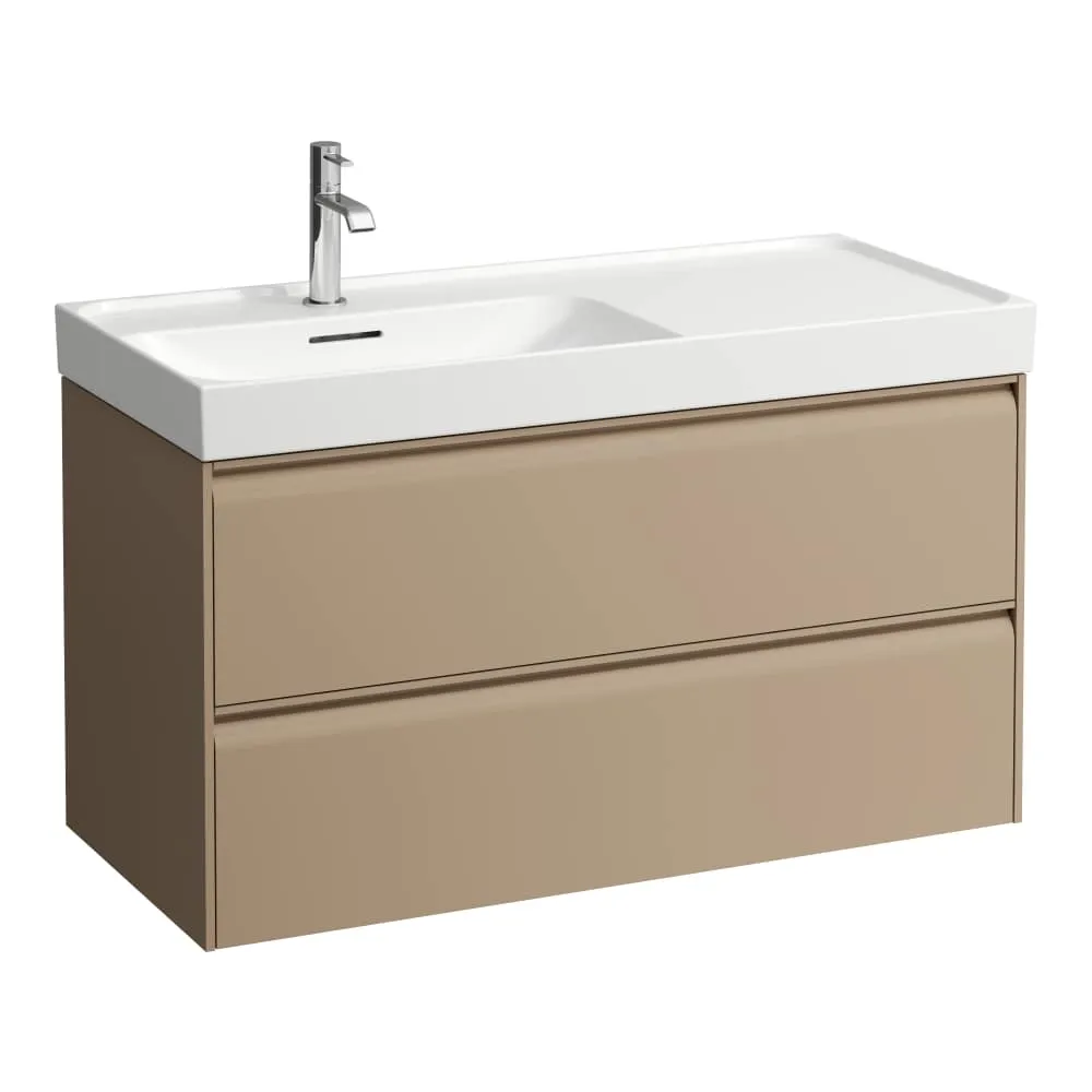 LAUFEN MEDA Waschtischunterbau 1000, 2 Schubladen, passend zu Waschtisch H817118 985 x 450 x 515 mm #H4217520114651 - 465 - Cappuccino