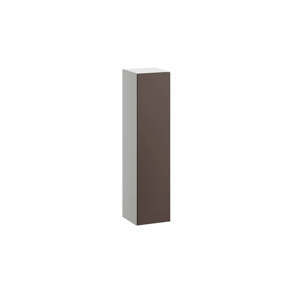 LAUFEN FOLIO Hochschrank 1250, 1 Tür, Türschamier rechts, 4 Glasablagen 300 x 303 x 1246 mm #H4458920FO5231 - 523 - Schattenerde, Lack seidenmat