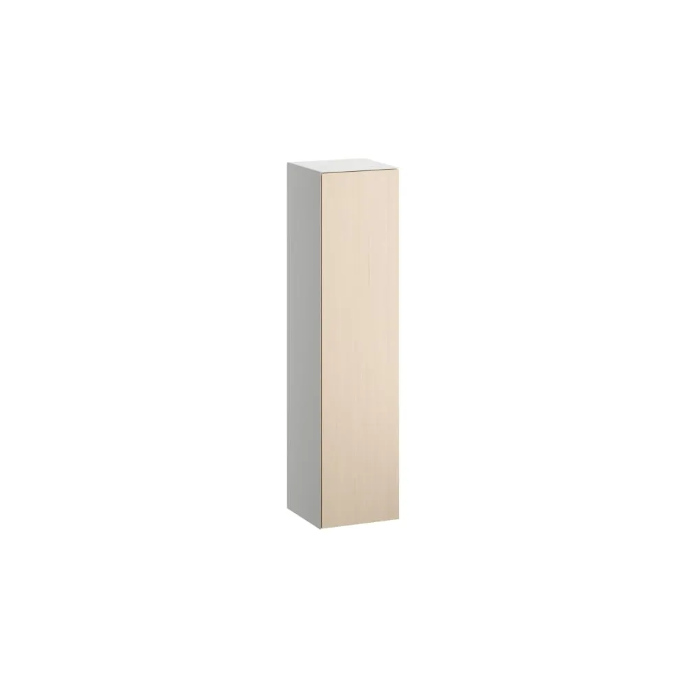 LAUFEN FOLIO Hochschrank 1250, 1 Tür, Türschamier rechts, 4 Glasablagen 300 x 303 x 1246 mm #H4458920FO5241 - 524 - Eiche gebürstet, Holzdekor