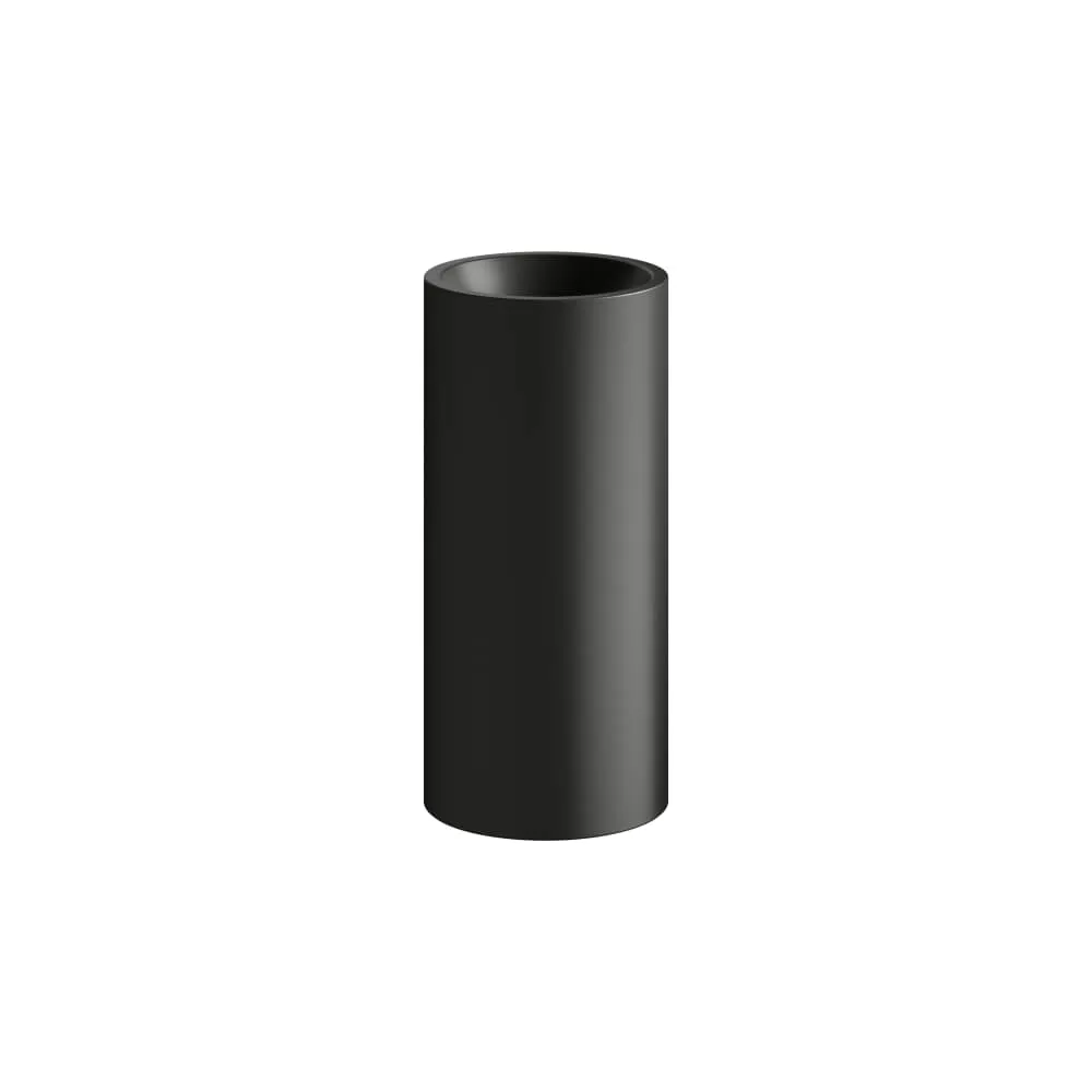 LAUFEN FORM Freistehender Waschtisch, aus Vitreon Stahl 404 x 404 x 900 mm #H511FM77161121 - 716 - Schwarz matt