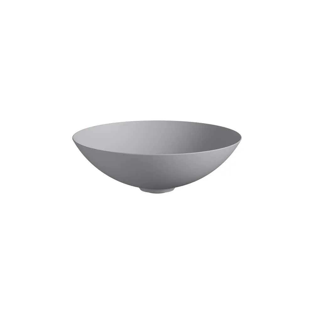 LAUFEN AQUA & TERRA Waschtisch-Schale aus Vitreon Stahl mit Ablaufventilabdeckung in Beckenfarbe 450 x 450 x 149 mm #H512CA57101121 - 710 - Nordic Matt