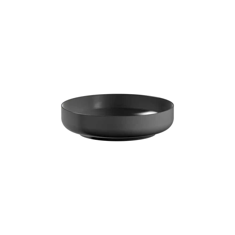 LAUFEN SONDO Waschtisch-Schale, aus Vitreon Stahl 400 x 400 x 102 mm #H512SO40191121 - 019 - Dark iron