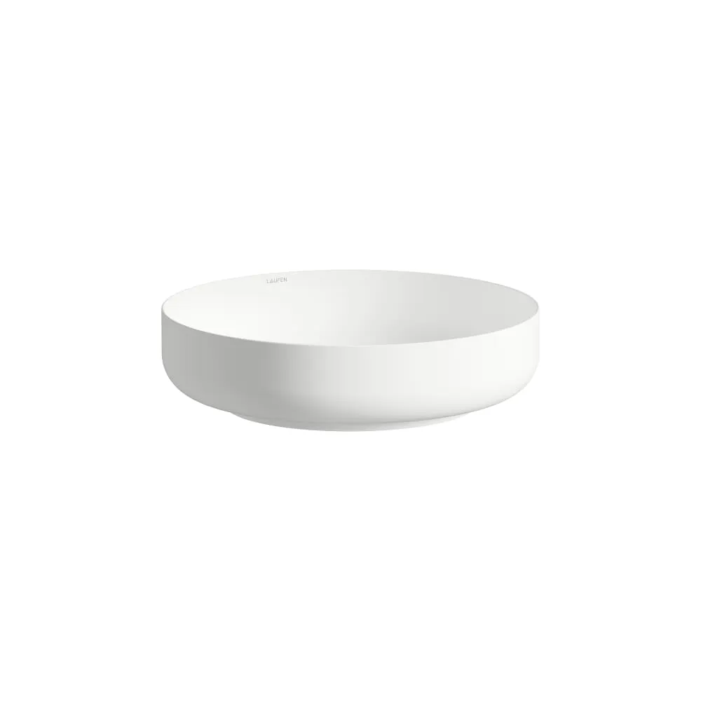 LAUFEN SONDO Waschtisch-Schale, aus Vitreon Stahl 450 x 450 x 119 mm #H512SO57571121 - 757 - Weiß matt