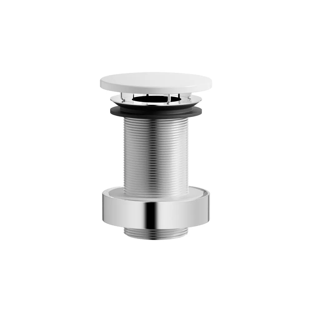 LAUFEN Schaftventil, Ø 1 1/4", Ventilkappe, 74 mm, permanent geöffnet, für Becken ohne Überlauf 74 x 74 x 100 mm #H591LA30000001 - 000 - Weiß