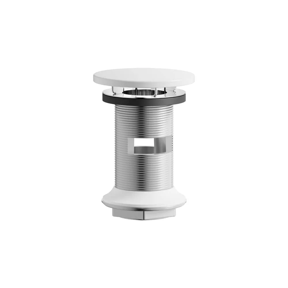 LAUFEN Schaftventil, Ø 1 1/4", Ventilkappe, 74 mm, permanent geöffnet, für Becken 74 x 74 x 106 mm #H591LA50000001 - 000 - Weiß