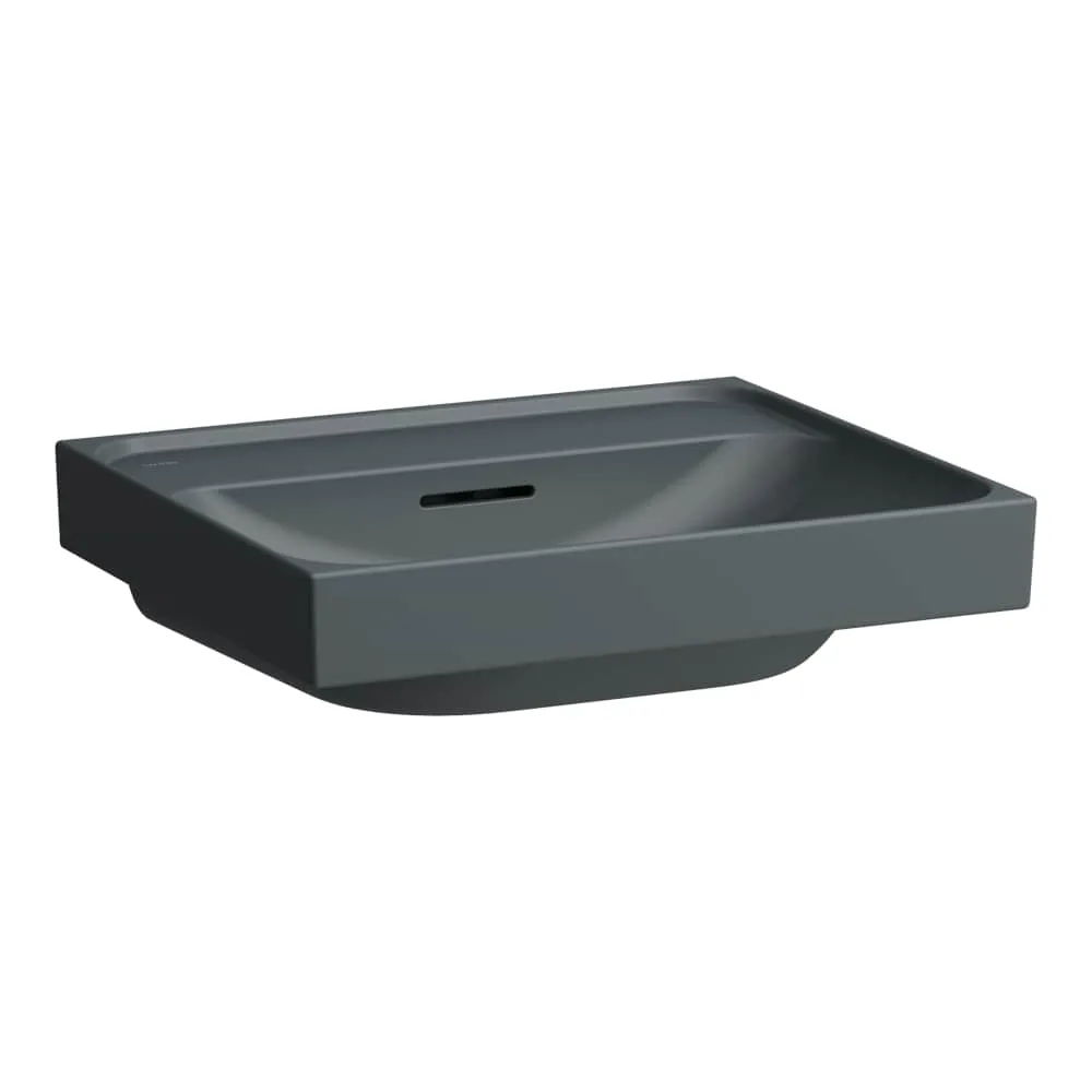 LAUFEN MEDA Aufsatzwaschtisch, wandgebunden 550 x 460 x 165 mm #H8161127581091 - 758 - Graphit matt