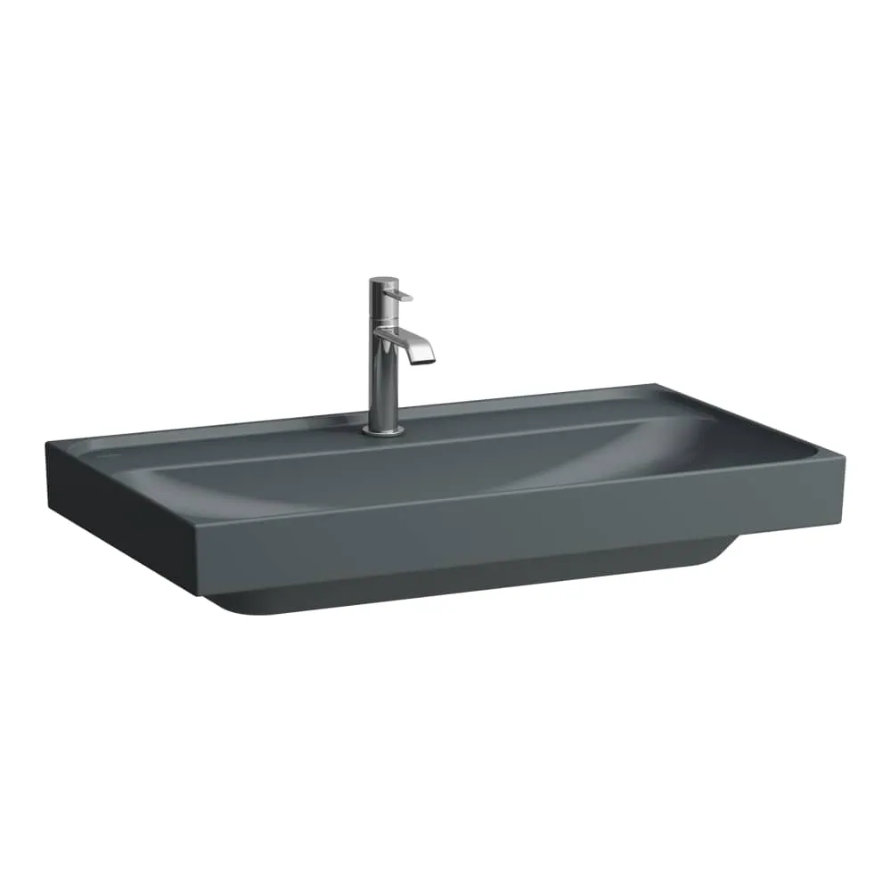 LAUFEN MEDA Waschtisch 800 x 460 x 80 mm #H8101177581111 - 758 - Graphit matt