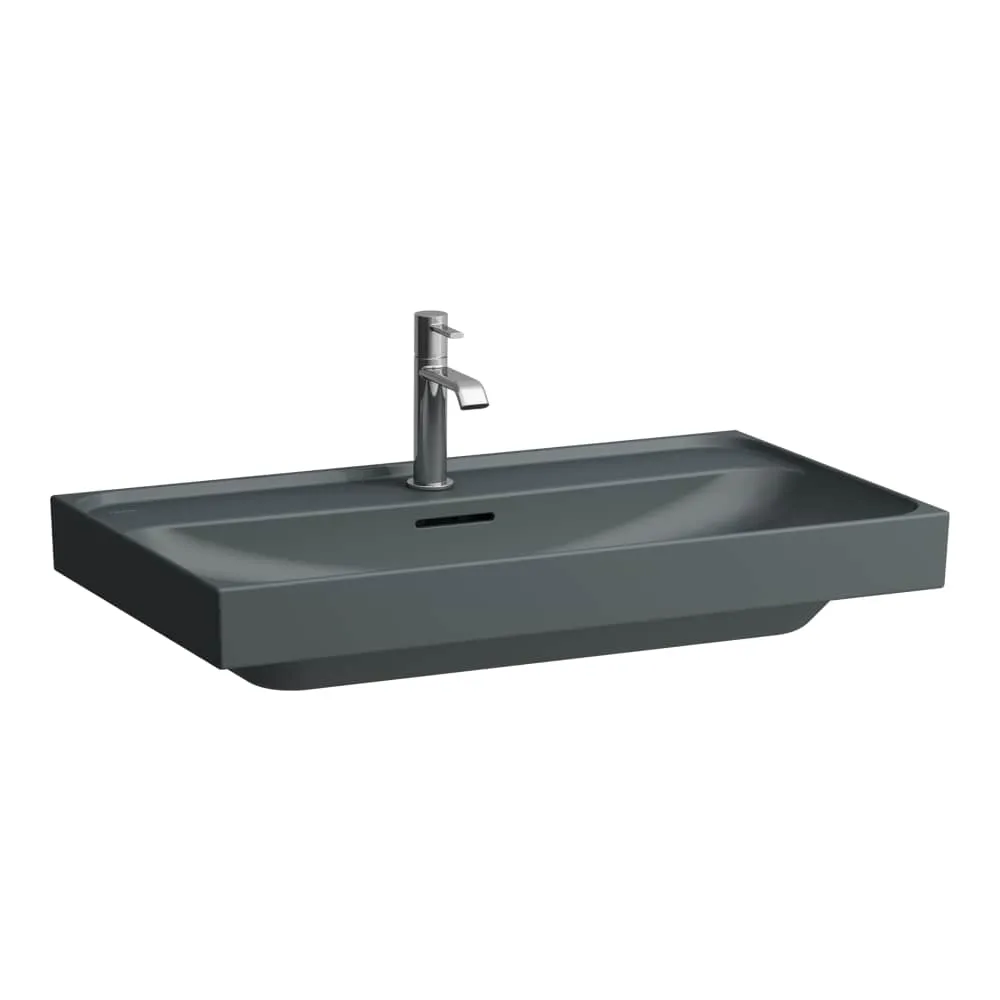 LAUFEN MEDA Waschtisch 800 x 460 x 80 mm #H8101177581041 - 758 - Graphit matt