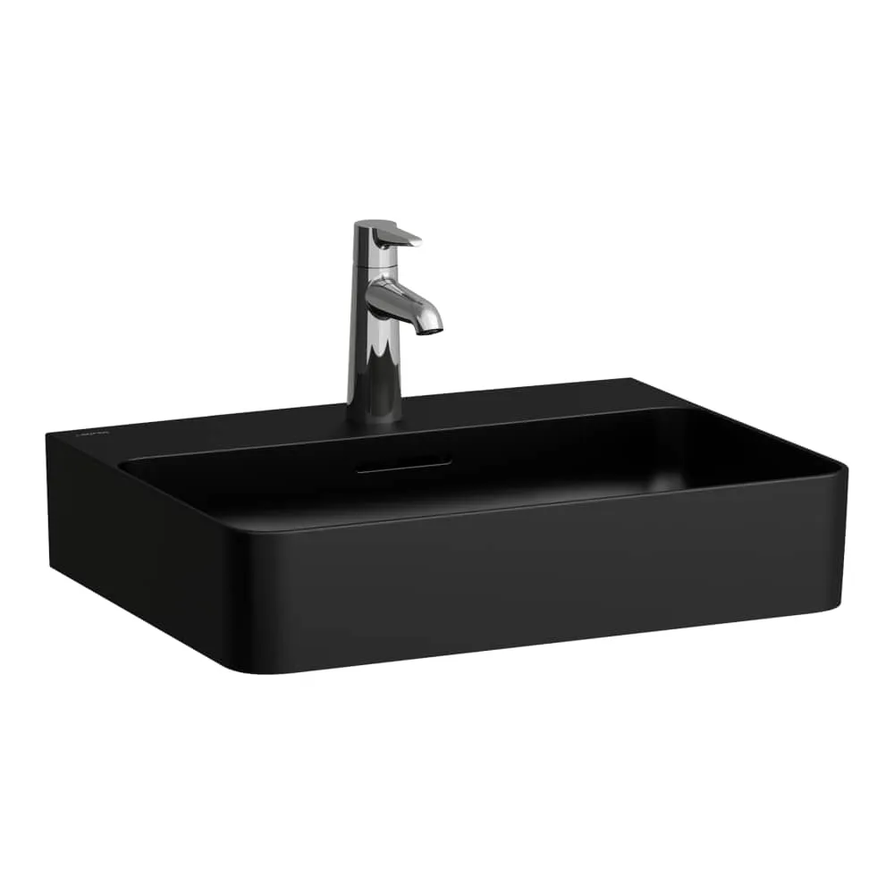 LAUFEN VAL Waschtisch 550 x 420 x 115 mm #H8102827161111 - 716 - Schwarz matt
