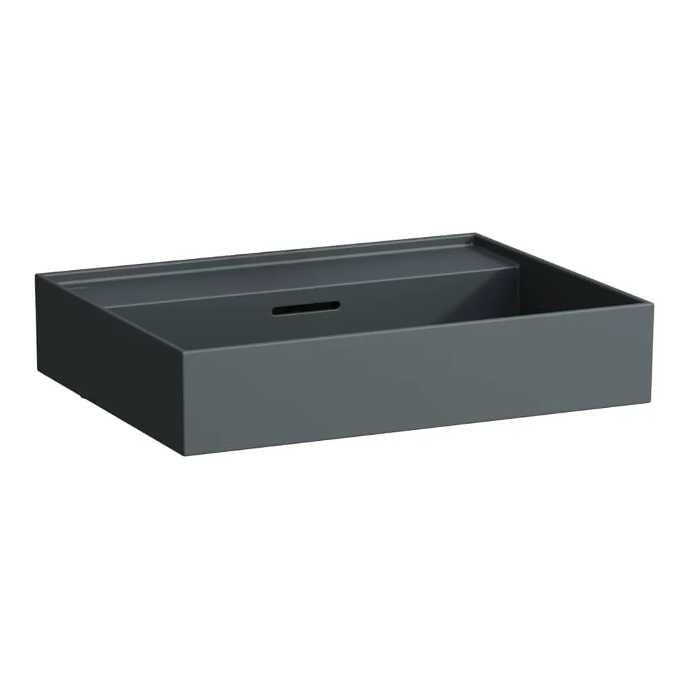 LAUFEN Kartell LAUFEN Waschtisch 600 x 460 x 145 mm #H8103337581091 - 758 - Graphit matt