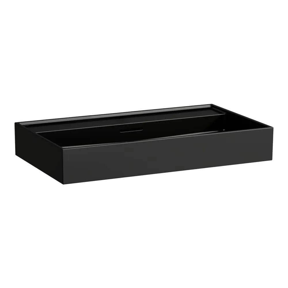 LAUFEN Kartell LAUFEN Waschtisch 800 x 460 x 120 mm #H8103360201091 - 020 - Schwarz glänzend