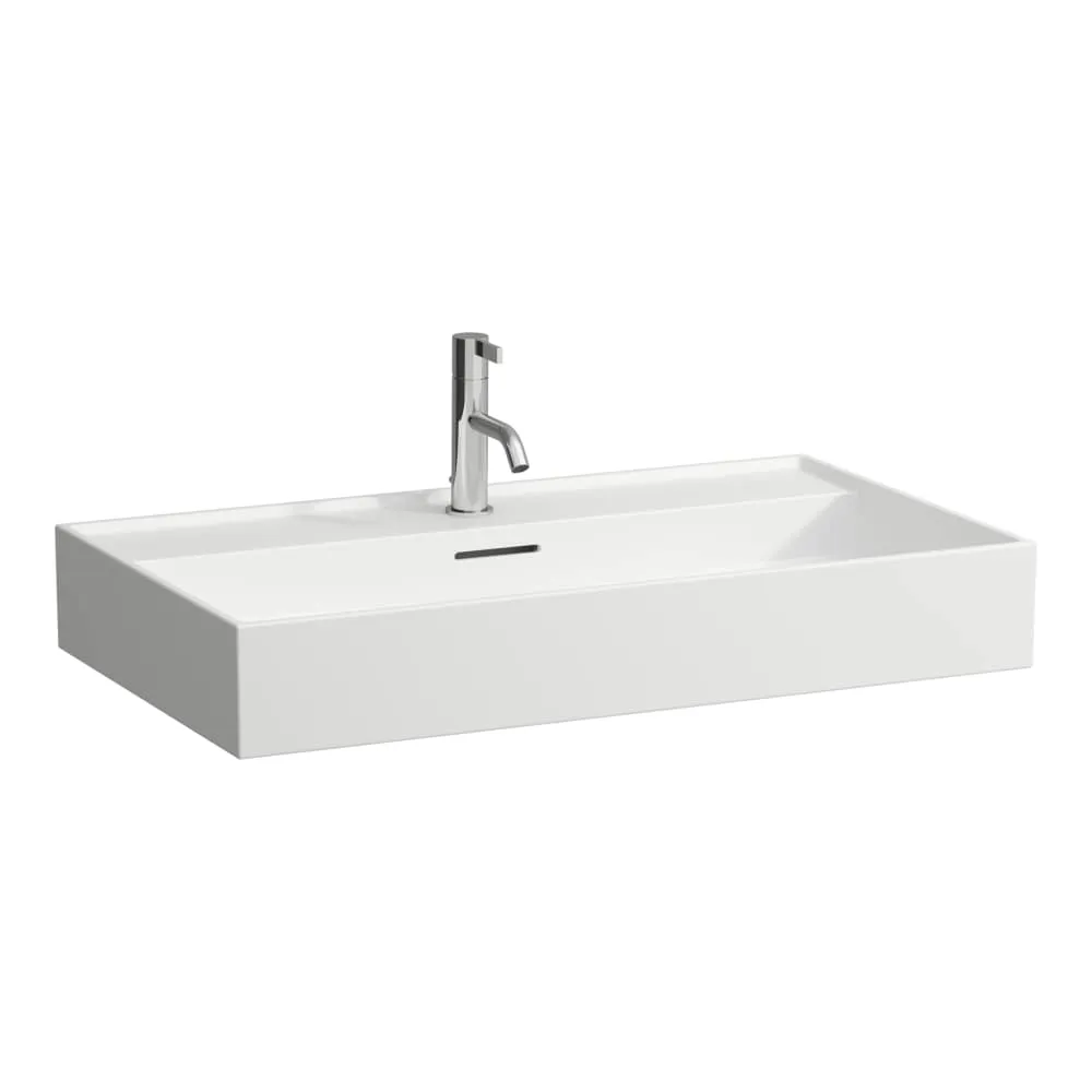 LAUFEN Kartell LAUFEN Waschtisch 800 x 460 x 120 mm #H8103367571081 - 757 - Weiß matt