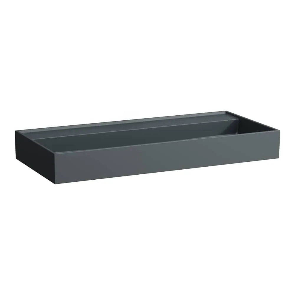 LAUFEN Kartell LAUFEN Waschtisch 1000 x 460 x 120 mm #H8103377581121 - 758 - Graphit matt
