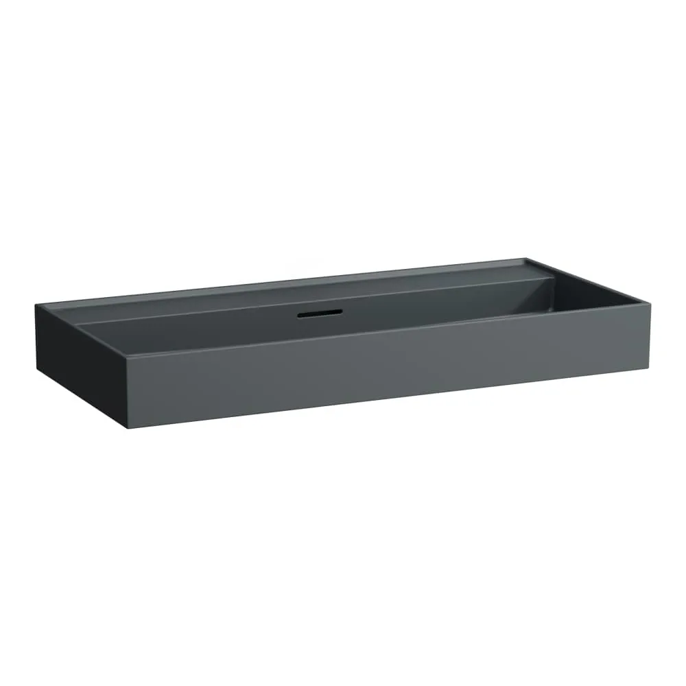 LAUFEN Kartell LAUFEN Waschtisch 1000 x 460 x 120 mm #H8103377581091 - 758 - Graphit matt