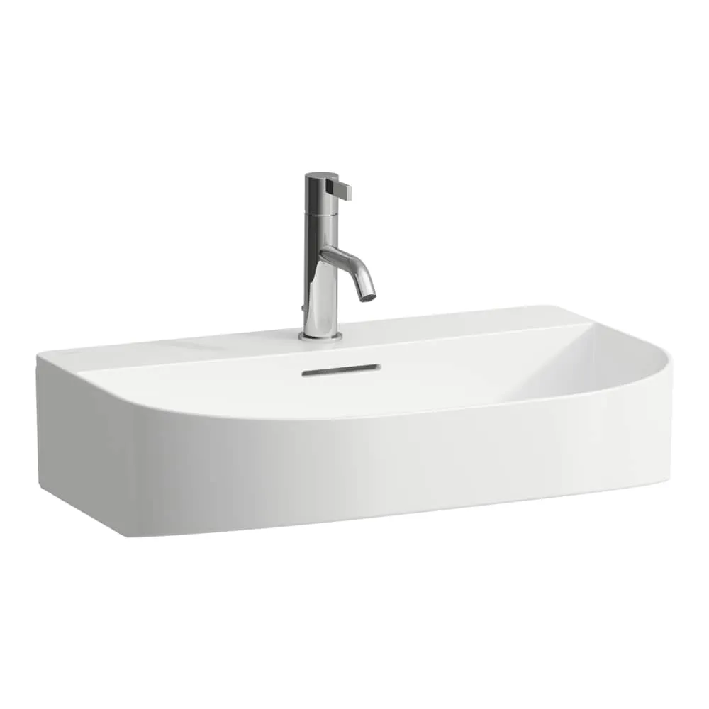 LAUFEN SONAR Aufsatzwaschtisch, wandgebunden 600 x 420 x 145 mm #H8163424001091 - 400 - Weiẞ LCC (LAUFEN Clean Coat)
