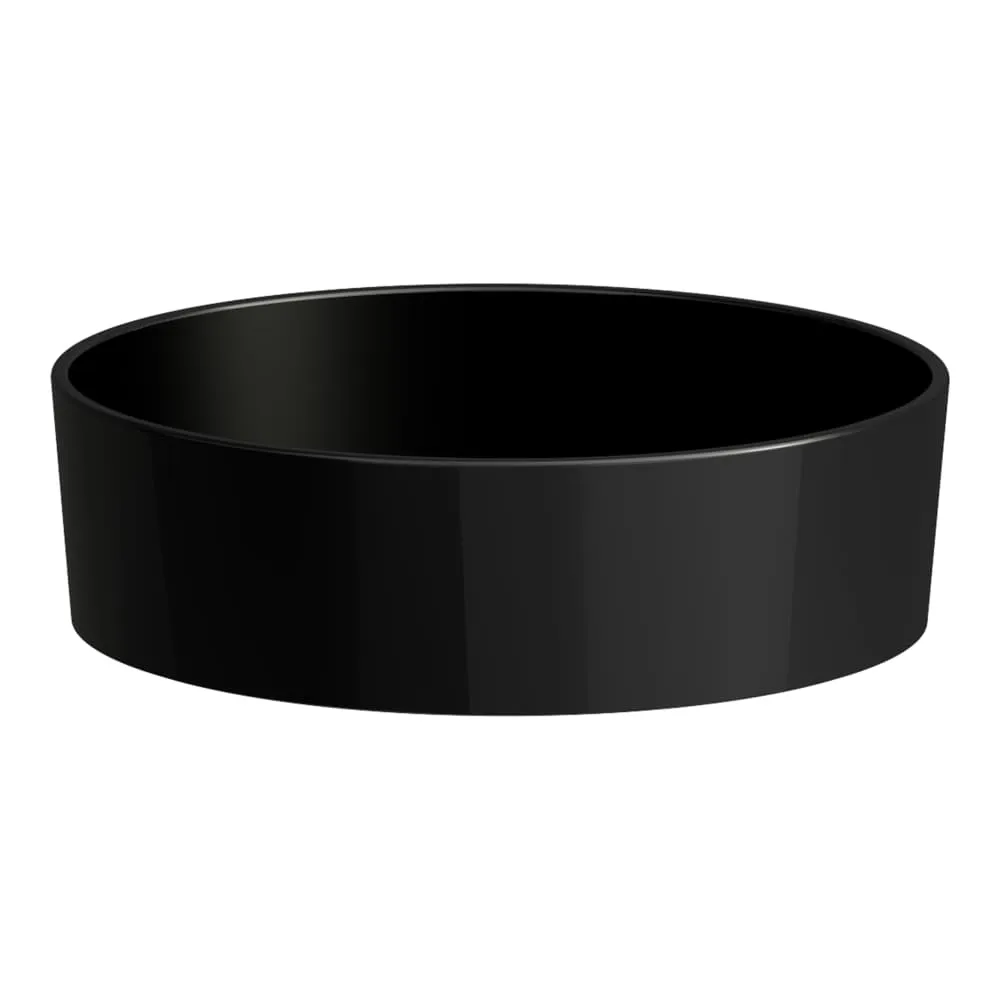LAUFEN Kartell LAUFEN Waschtisch-Schale, rund 420 x 420 x 120 mm #H8123310201121 - 020 - Schwarz glänzend