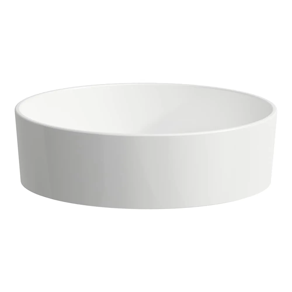 LAUFEN Kartell LAUFEN Waschtisch-Schale, rund 420 x 420 x 120 mm #H8123317571121 - 757 - Weiß matt