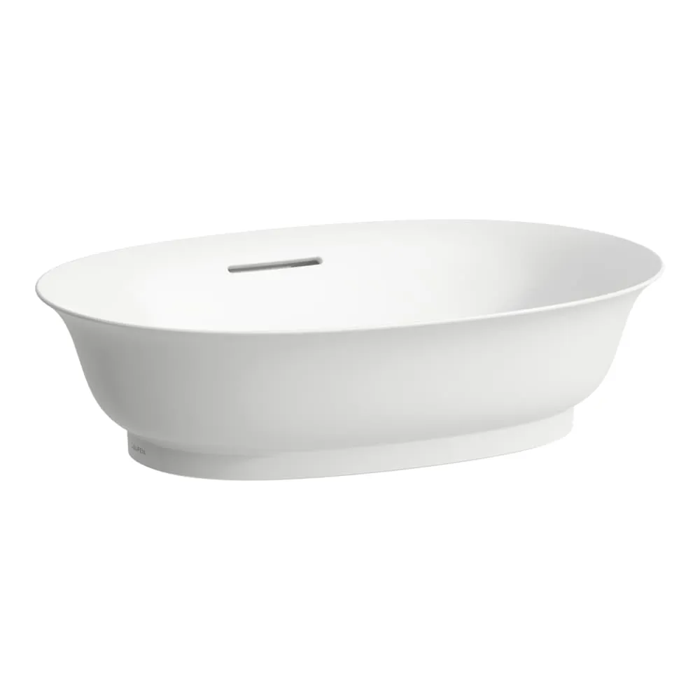 LAUFEN THE NEW CLASSIC Waschtisch-Schale, oval, mit Überlauf 550 x 380 x 145 mm #H8128534001091 - 400 - Weiẞ LCC (LAUFEN Clean Coat)