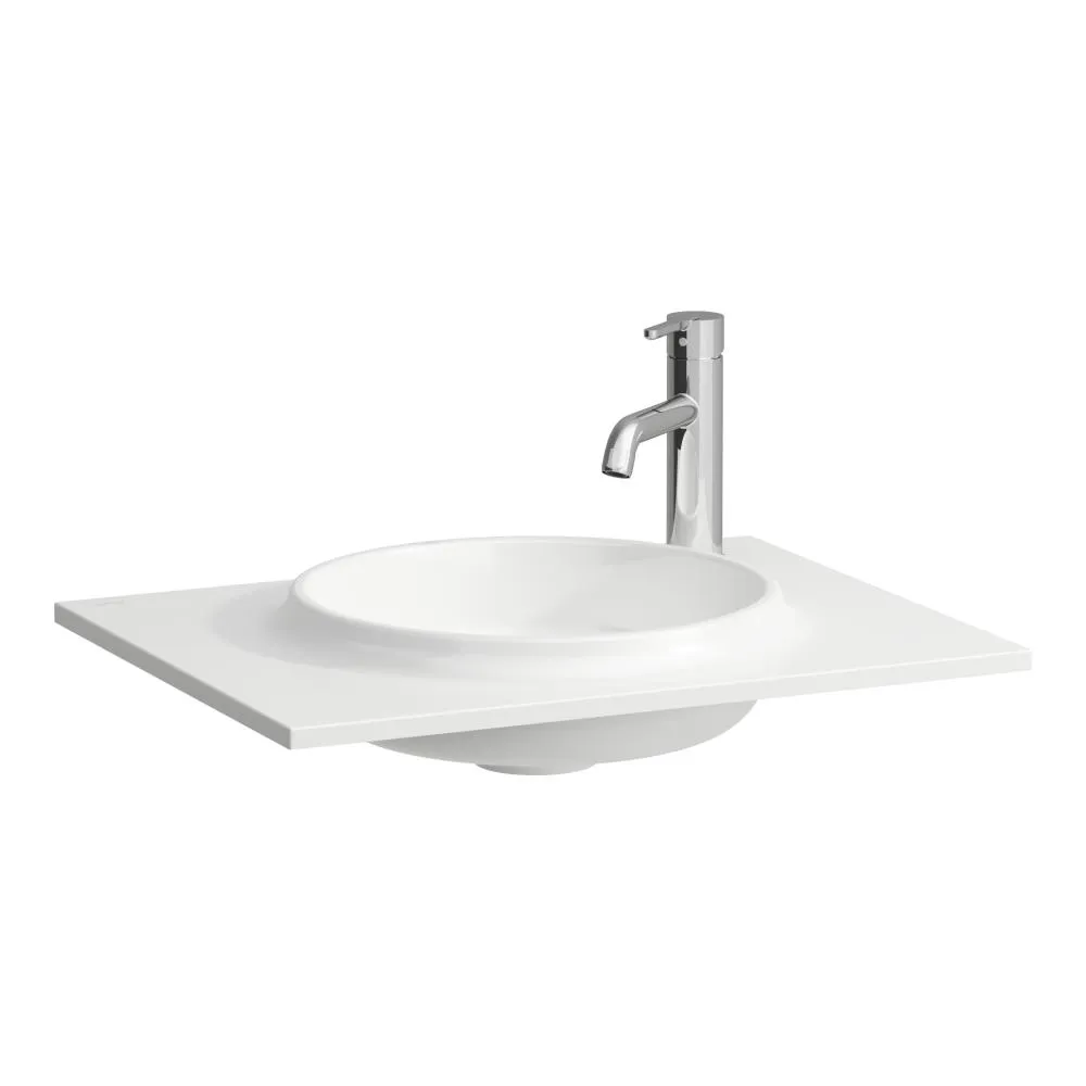 LAUFEN LANI Möbelwaschtisch Slim, Marbond 577 x 445 x 131 mm #H8140737571141 - 757 - Weiß matt