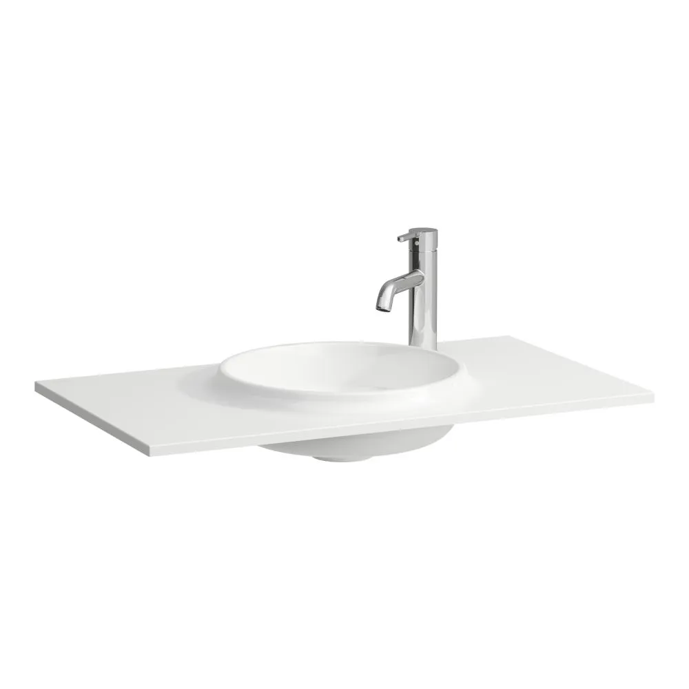LAUFEN LANI Möbelwaschtisch Slim, Marbond 777 x 445 x 131 mm #H8140747571141 - 757 - Weiß matt