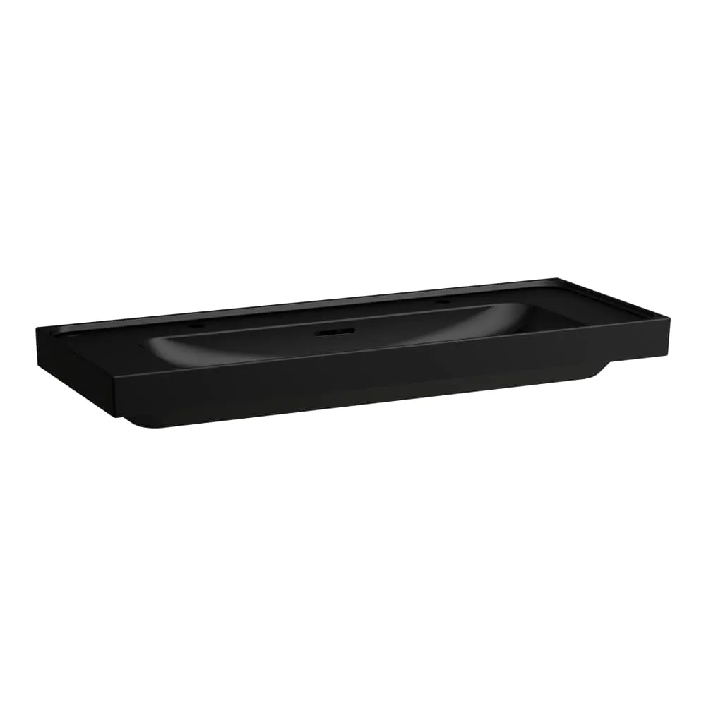LAUFEN MEDA Waschtisch 1200 x 460 x 80 mm #H8141117161071 - 716 - Schwarz matt