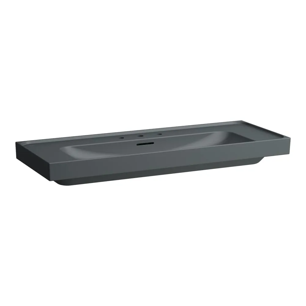 LAUFEN MEDA Waschtisch 1200 x 460 x 80 mm #H8141117581081 - 758 - Graphit matt