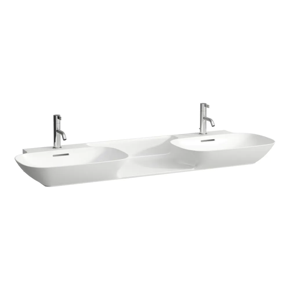 LAUFEN INO Doppelwaschtisch 1420 x 450 x 120 mm #H8143040001121 - 000 - Weiß
