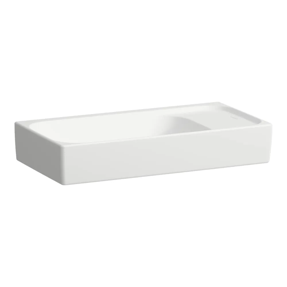 LAUFEN MEDA Handwaschbecken, mit Armaturenbank rechts 460 x 235 x 90 mm #H8151137571121 - 757 - Weiß matt