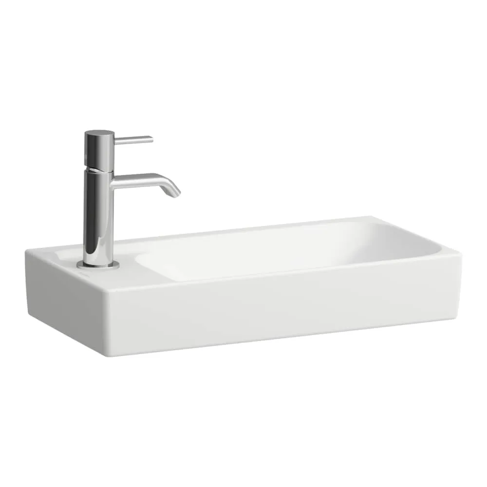 LAUFEN MEDA Handwaschbecken, Armaturenbank links 460 x 235 x 90 mm #H8151147571131 - 757 - Weiß matt