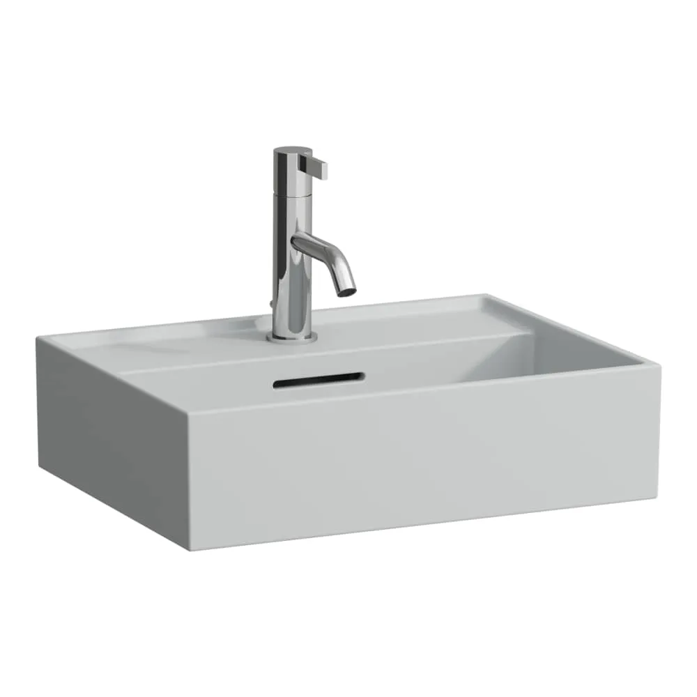 LAUFEN Kartell LAUFEN Aufsatzhandwaschbecken, wandgebunden 450 x 340 x 120 mm #H8183307591081 - 759 - Grau matt