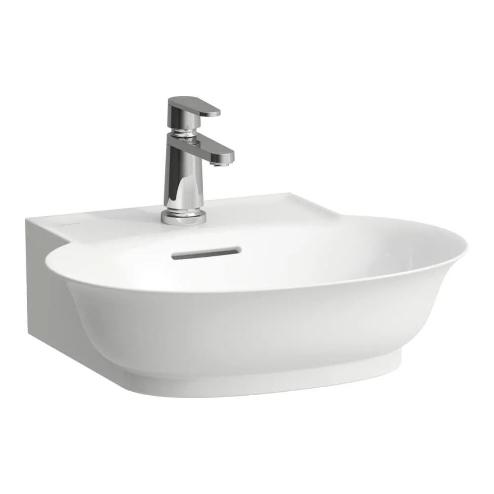 LAUFEN THE NEW CLASSIC Aufsatzhandwaschbecken, wandgebunden 500 x 450 x 140 mm #H8168524001041 - 400 - Weiẞ LCC (LAUFEN Clean Coat)