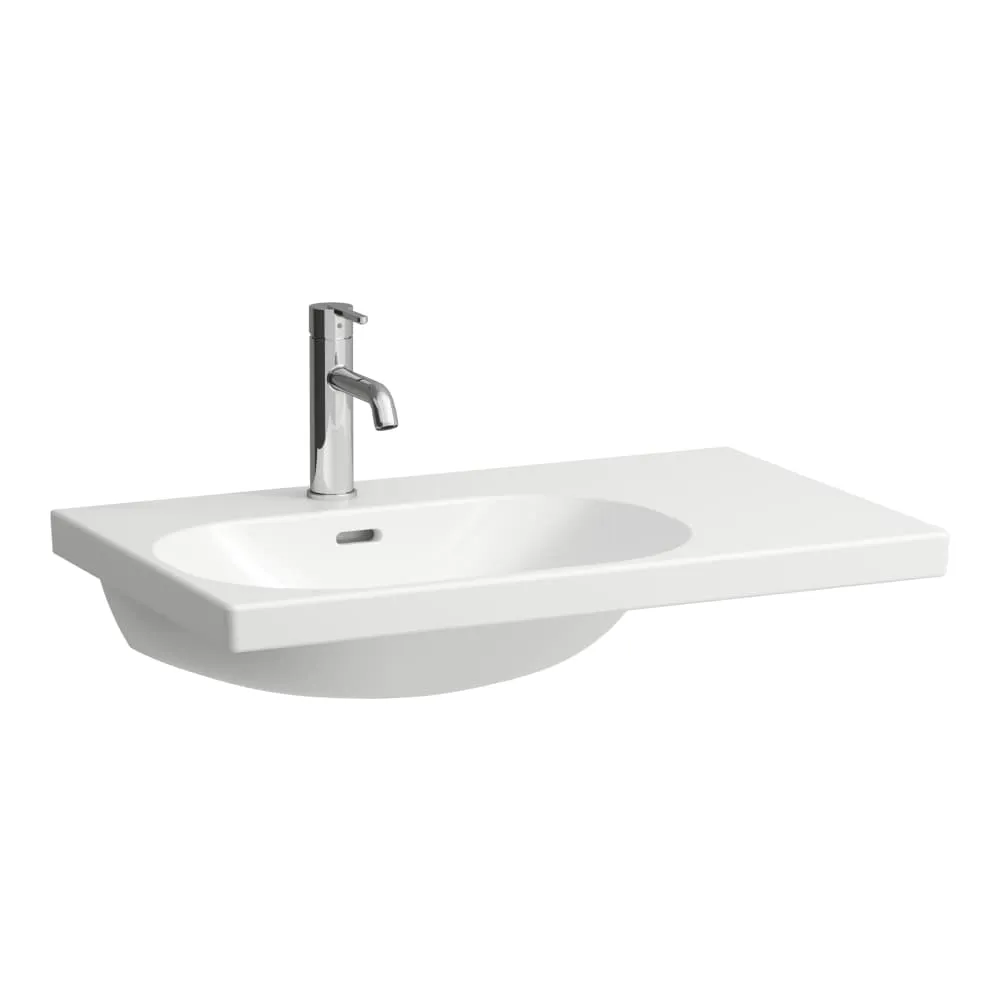 LAUFEN LUA Waschtisch, Ablage rechts 750 x 460 x 180 mm #H8170864001111 - 400 - Weiẞ LCC (LAUFEN Clean Coat)