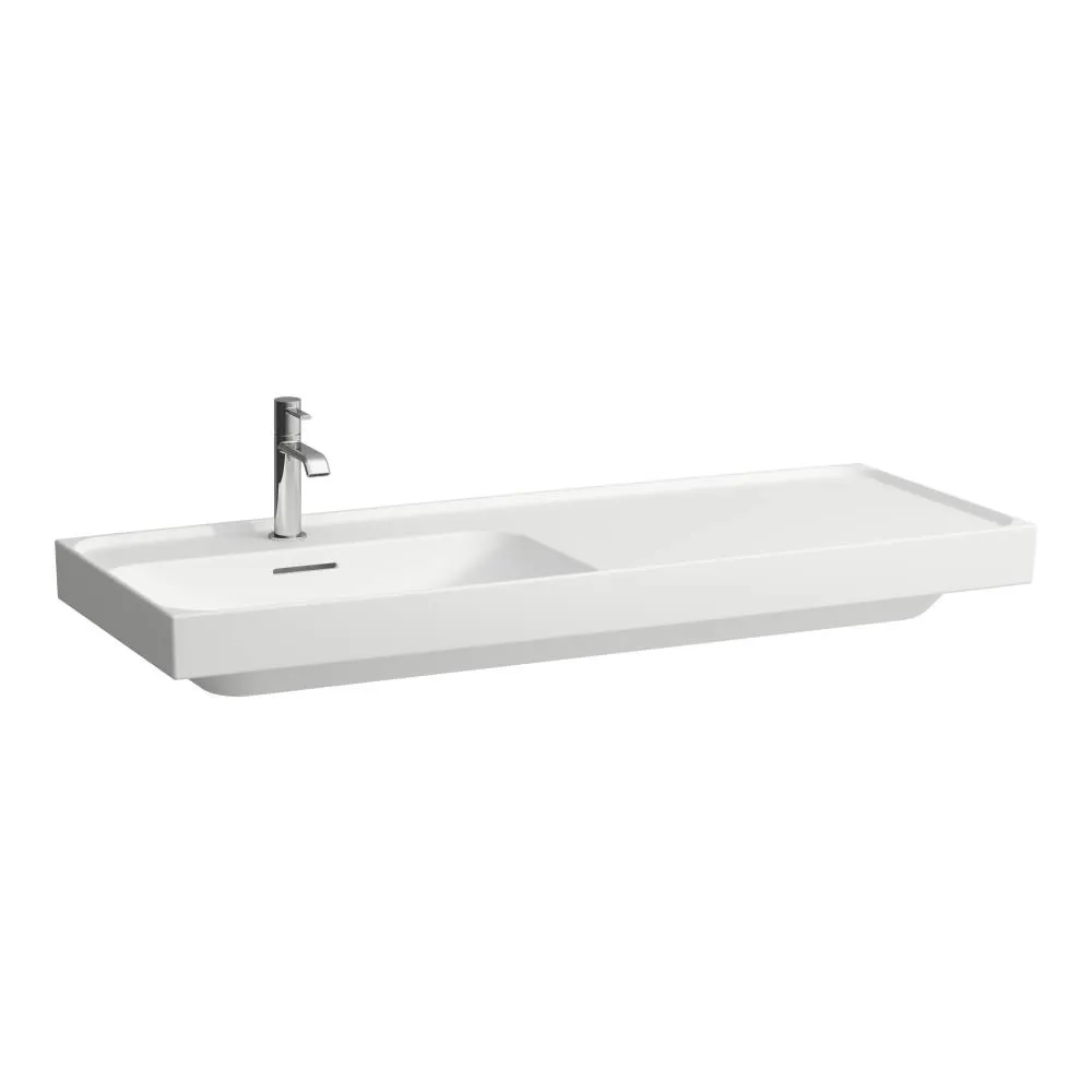 LAUFEN MEDA Waschtisch, Ablage rechts 1200 x 460 x 80 mm #H8171107571121 - 757 - Weiß matt