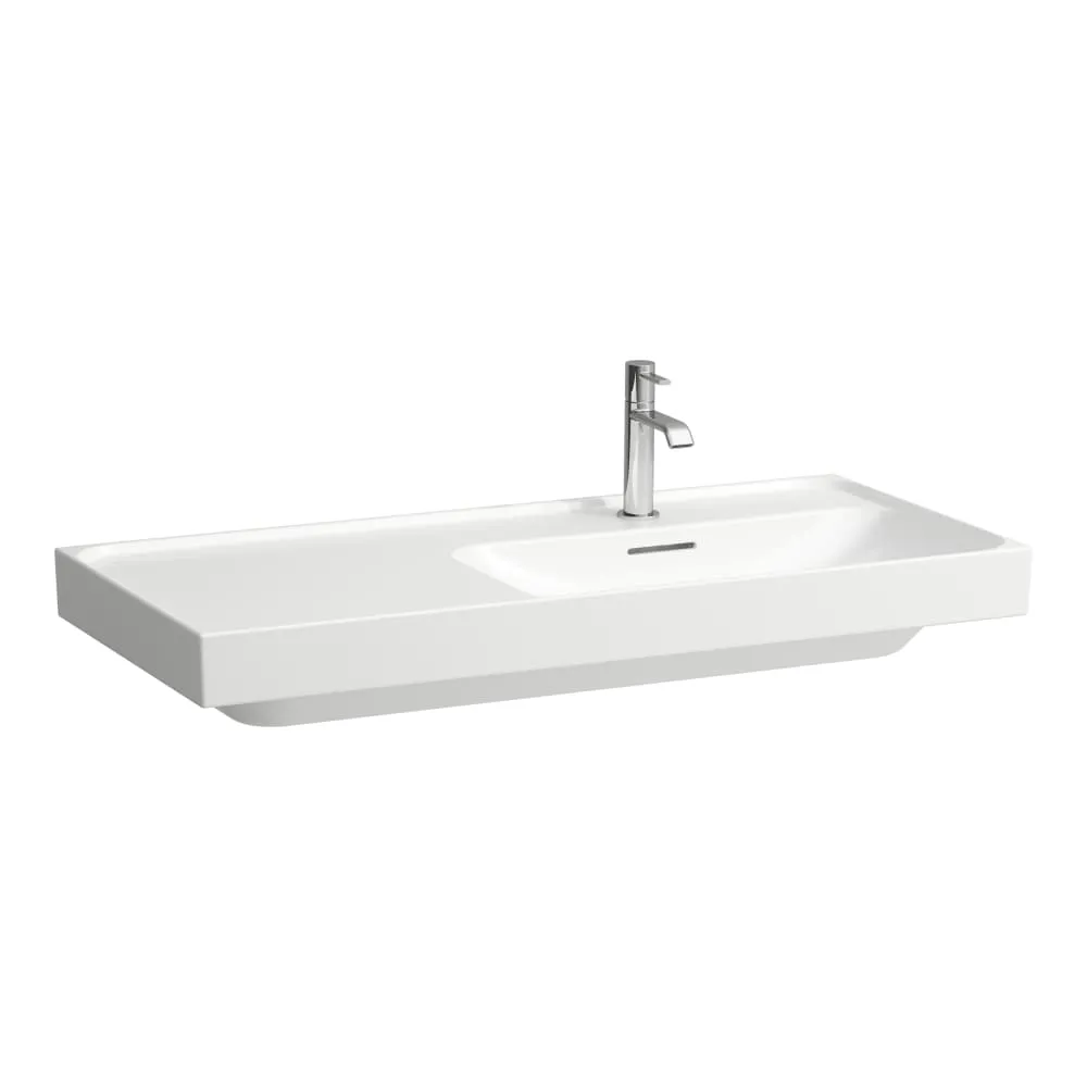 LAUFEN MEDA Waschtisch, Ablage links 1000 x 460 x 80 mm #H8171174001041 - 400 - Weiẞ LCC (LAUFEN Clean Coat)