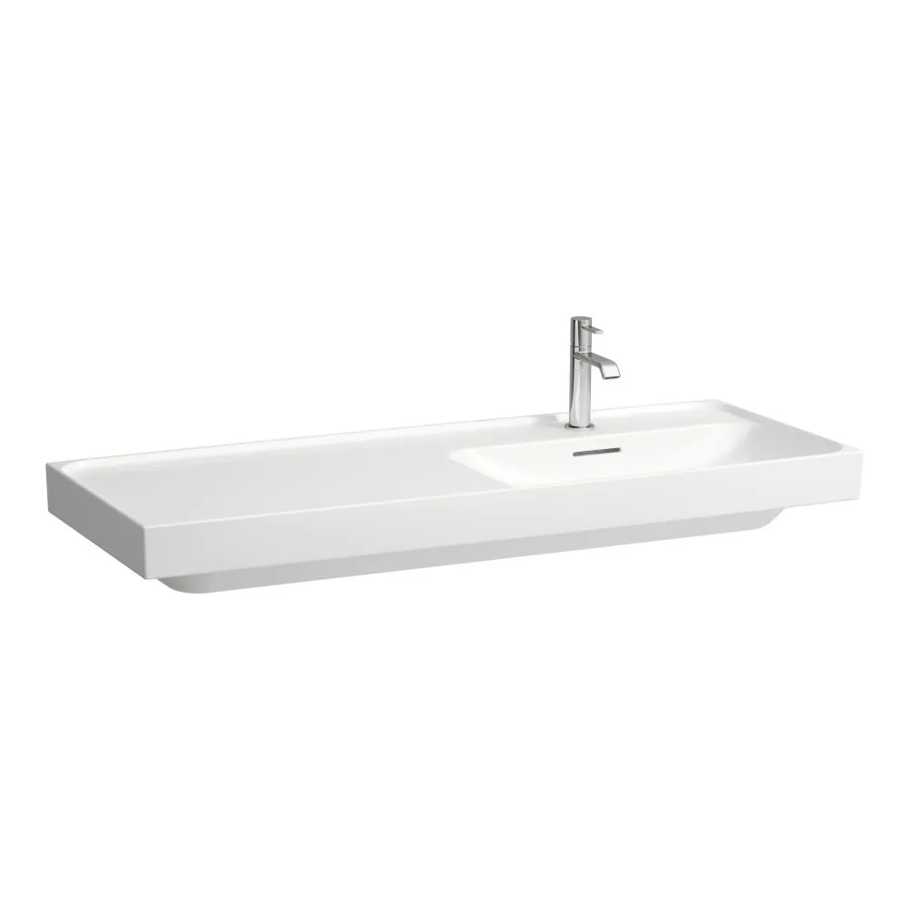 LAUFEN MEDA Waschtisch, Ablage links 1200 x 460 x 80 mm #H8171194001091 - 400 - Weiẞ LCC (LAUFEN Clean Coat)