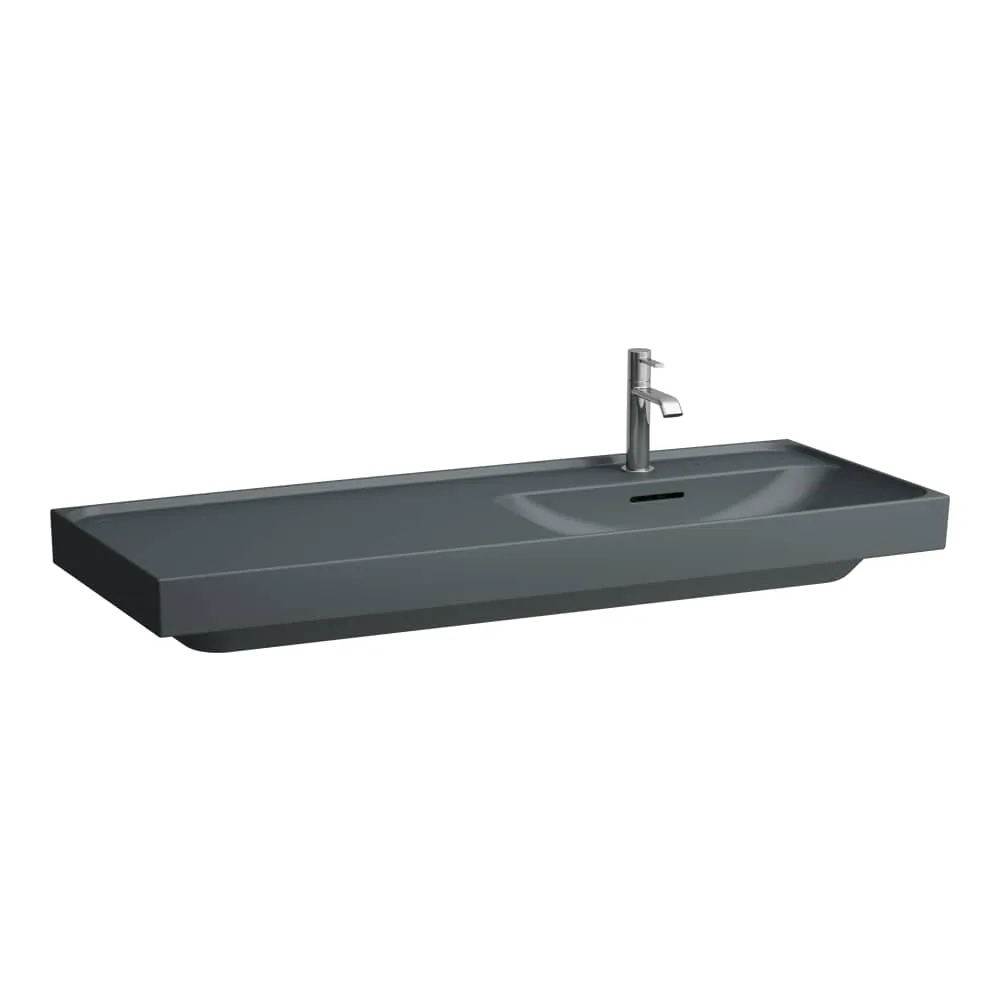 LAUFEN MEDA Waschtisch, Ablage links 1200 x 460 x 80 mm #H8171197571121 - 757 - Weiß matt