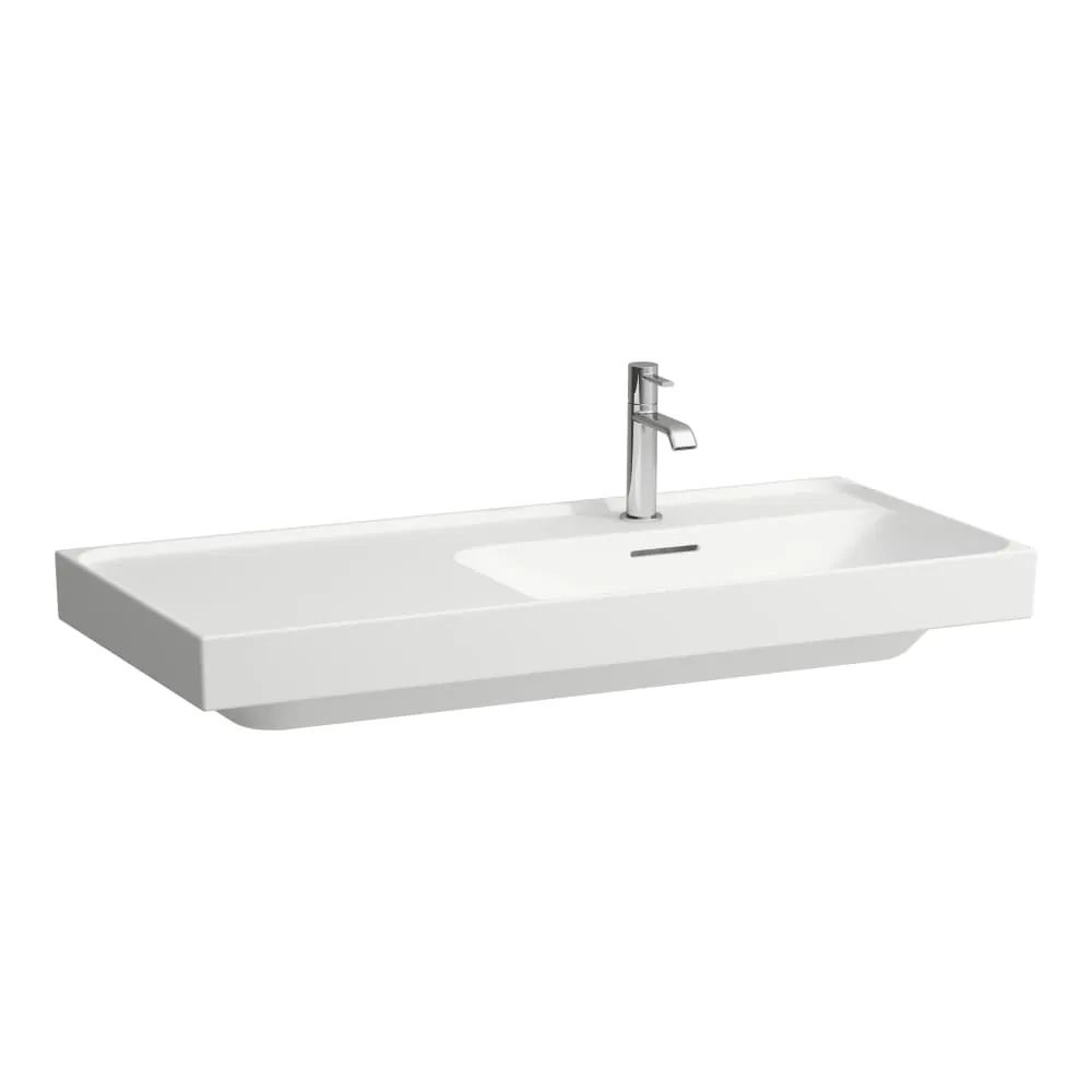 LAUFEN MEDA Waschtisch, Ablage links 1000 x 460 x 80 mm #H8171177571041 - 757 - Weiß matt