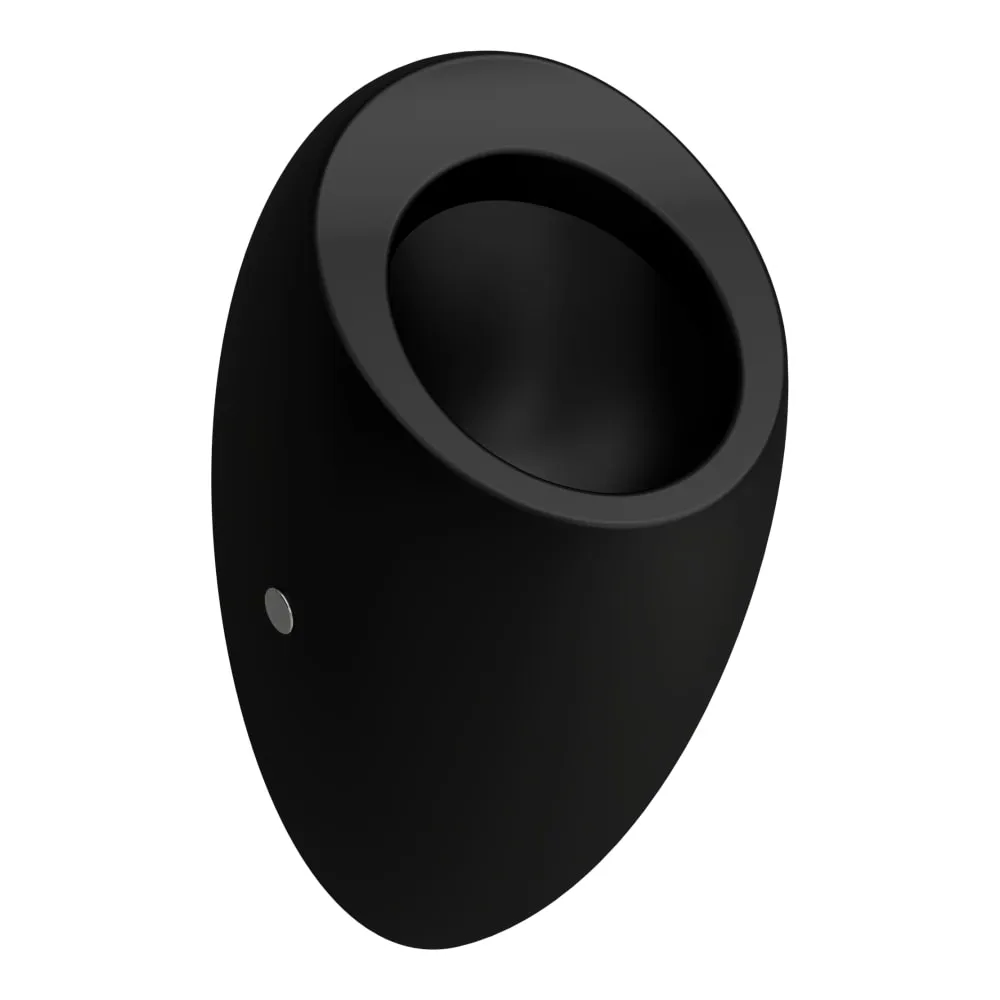 LAUFEN ILBAGNOALESSI Absauge-Urinal, Wasserzulauf innen, Ausführung ohne Deckel 325 x 290 x 585 mm #H8409757160001 - 716 - Schwarz matt