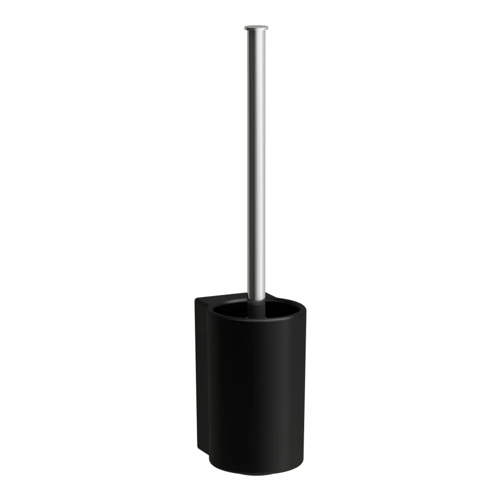 LAUFEN VAL WC-Bürstengarnitur, inkl. Klosettbürste 85 x 105 x 380 mm #H8722827160001 - 716 - Schwarz matt