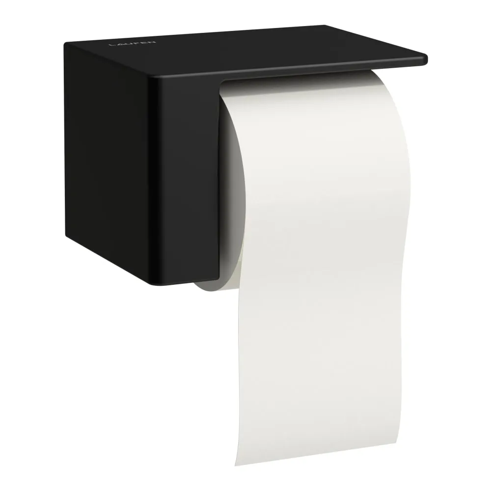LAUFEN VAL Papierrollenhalter, rechts 170 x 135 x 115 mm #H8722807160001 - 716 - Schwarz matt