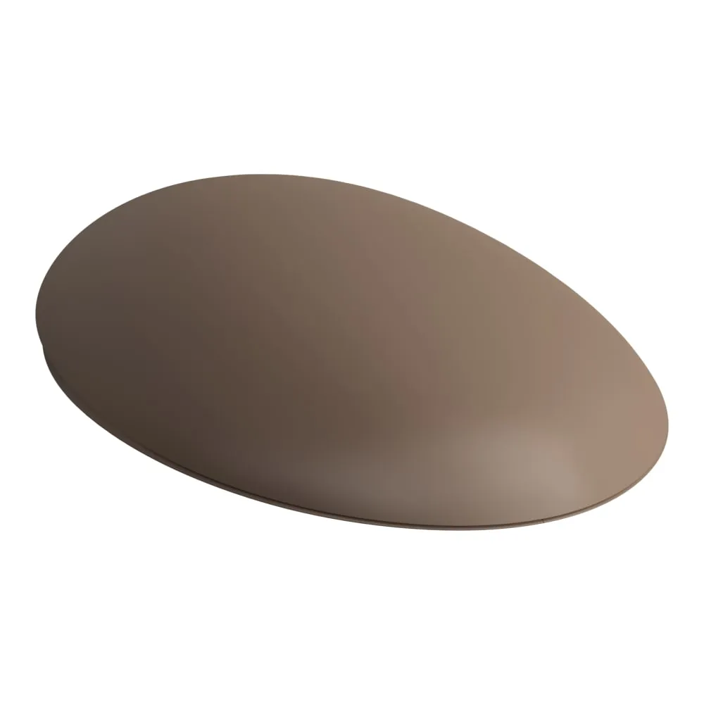 LAUFEN ILBAGNOALESSI WC-Sitz mit Deckel, abnehmbar, mit Absenkautomatik 485 x 350 x 110 mm #H8929711880001 - 188 - Caffè matt