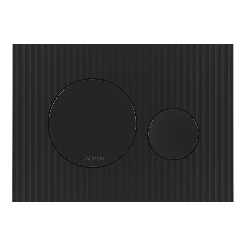 LAUFEN INEO Betätigungsplatte INEO MOONDANCE 203 x 6 x 145 mm #H9001161630001 - 163 - PVD Titanschwarz matt