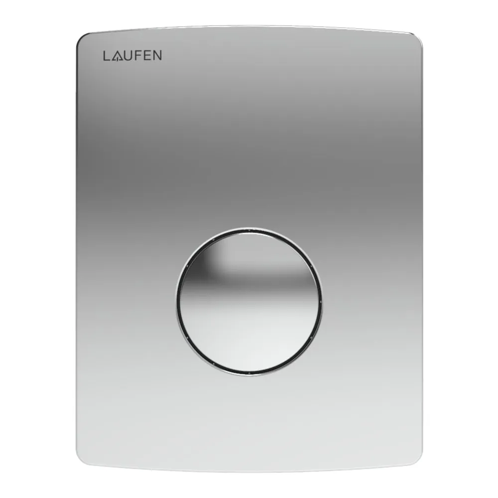 LAUFEN INEO Betätigungsplatte Urinal INEO AU109 126 x 162 x 38 mm #H9091090040001 - 004 - Verchromt