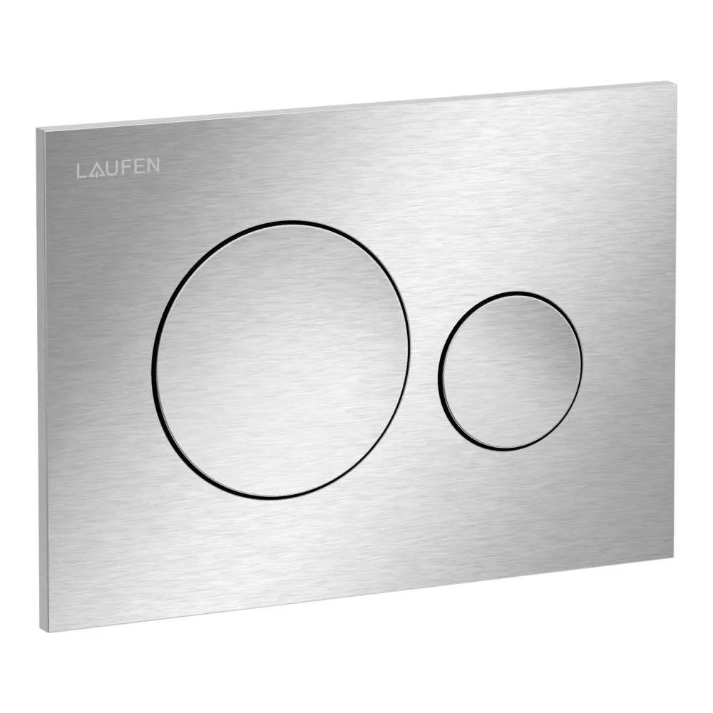 LAUFEN INEO Betätigungsplatte INEO MOON 203 x 6 x 145 mm #H9001141610001 - 161 - PVD inox look