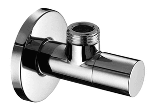 SCHELL STILE Design-Eckventil mit Regulierfunktion 053770699 chrom